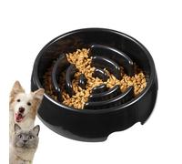 Opdestn Bol à Mangeoire Lente pour Chien,Labyrinthe Anti-Glissement Et Anti-Étouffement,Gamelle pour Mangeurs Lents - Évite L'Ennui Et Les Ballonnements pour Chiots Chats Petits Moyens Grands Animaux