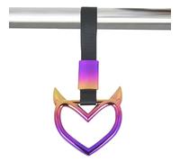 Opdestn Charme de Conduite,Anneaux de Poignée en Forme de Cœur | Anneaux Déco Auto pour Décoration Pare-chocs Arrière Bus Camionnette Camping-car Extérieur Intérieur