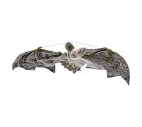 Opdestn Chauves-Souris d'halloween | Ornements Décoratifs De Chauves-Souris Géantes Réalistes | Accessoires de Fête avec Toile d'Araignée, Décorations Halloween pour Fenêtre Intérieur