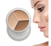 Opdestn Correcteur en Crème - Palette De Contour Hydratante Imperméable En 3 Teintes,Crème Correctrice de Contour,pour les Sorties en Extérieur, les Voyages, les Fêtes, et pour la Femme, l'Amie,