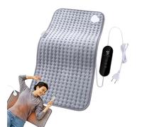 Opdestn Coussin Chauffant,30x61 cm 9 Niveaux de Chauffage Bouillotte Électrique - Coussin de Siège Chauffant pour Hiver - Pour Bureau Lit Pied Nuque Épaule Dos Genou Hanche Noël Anniversaire Maman