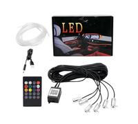 Opdestn Éclairage LED pour l'Intérieur des Voitures,Contrôle par Application Éclairage Automobile - Intérieur pour Voitures avec Télécommande | pour Remorque Camion Automobile Berline