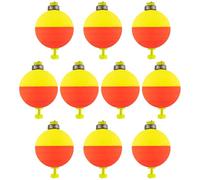 Opdestn Flotteurs Pêchés Plombés - 10 Pièces Flotteurs Ovales en Mousse EVA Lestés - Fournitures pour Pêcheurs Plombés en Mousse EVA pour Débutants en Eau Douce