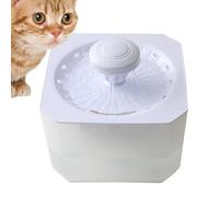 Opdestn Fontaine d'eau pour Chien,Fontaine Automatique et Silencieuse Grande Capacité 2,5L,Distributeur d'eau pour Animaux - Usage Intérieur/Extérieur Maison Bureau Voyage Journées Chaudes
