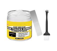 Opdestn Graisse Automobile - Pâte Haute Température Avec Pinceau | 100g Graisse de Lubrification pour Rails Automobile - Pour Poignée Charnière Roulement Porte De Garage Portail Camion Véhicule