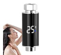 Opdestn Indicateur de Température de Douche,Écran Étanche Réglable | Dispositif de Sécurité Imperméable avec Indicateur Numérique Précis pour Salle de Bain, Maison, Extérieur, Camping et