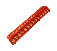 Opdestn Mangeoire pour Poussins,Distributeur Long À 28 Trous pour Bétail | Auget d'alimentation pour Volailles,pour Caille Caneton Canard Poule Coq Nourriture Animal De Compagnie Zoo Friandise Maison