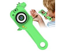 Opdestn Microscope Enfant, Microscope Numérique Dinosaure 500X avec Fonction Photo et Vidéo, Jouet Scientifique Rechargeable pour Exploration Extérieure et Projets Scolaires