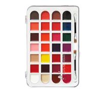 Opdestn Palette de Rouge à Lèvres,Fard À Paupières Longue Tenue Résistant À l'Eau - 28 Couleurs Fard À Joues Teint Lèvres Pour Femmes Adolescentes Peaux Matures