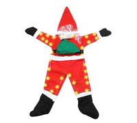 Opdestn Père Noël Grimpeur - Décoration Saisonnière Accrochable,Vêtements de Père Noël pour Mur Extérieur | pour Intérieur Extérieur Rassemblement Salle De Classe Porte Fenêtre Mur Porche