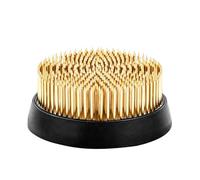 Opdestn Pique-Fleurs,Mini Épinglettes Florales Ronde Métallique - Support Métallique à Aiguilles en Cuivre pour Composition de Bureau Jardin et Décoration Extérieure