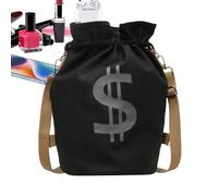 Opdestn Sac À Cordon | Bandoulière Sport avec Motif Dollar Amusant,Organisateur d'Équipement de Camping | pour Salle de Sport Sports Football Entraînement Natation Plage École Hommes Femmes Garçons