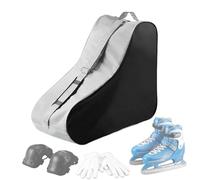 Opdestn Sac De Patinage sur Glace | Sac À Dos De Grande Taille Réglable,avec Fermeture À Glissière Tissu Oxford De Patinage Artistique,pour Et Chaussures Et Cheerleading Et Femmes Et Hommes