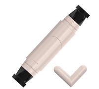 Opdestn Stylos Stamp Eyeliner, Gabarit Yeux Imperméable, Crayon Double Embout Imperméable Résistant aux Traces Longue Tenue pour Forme des Sourcils