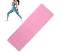 Opdestn Tapis De Yoga Pliable - 183 x 61 cm Portable Antidérapante,Tapis De Fitness | Pour Femmes Yoga Entraînement Pilates Voyage Salle De Sport À Domicile Fitness Repos