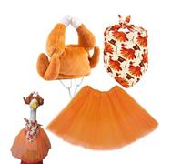Opdestn Tenues Pour Oies De Porche | Vêtements Pour Statues D'oies De Jardin | Accessoires Chapeaux Jupe Bavoir Statue Décorations Extérieur Fête Jardin Terrasse Camping
