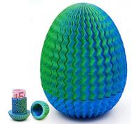 OPEIXSAYKOC Coffret Cadeau Labyrinthe,Boîte à Énigmes Imprimée en3Dbleuvert | Boîte à Énigmes Labyrinthe pour Argent,Boîte Labyrinthe Secrète Ovale,Emballage Cadeau Puzzle pour Billets et Pièces