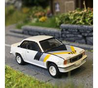 Opel Ascona B 400, blanc, gris, jaune, 1980 - BREKINA 20770 - HO 1/87