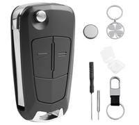 Opel Astra Coque de e Télécommande avec Pile CR2032 et Porte-clés