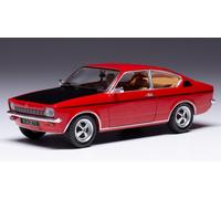 Opel Kadett C Coupé Sr 1976 Rouge Noir Maquette de Voiture 1:43 ixo models