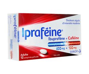 Opella Ipraféine 400mg/100mg 12 Comprimés Pelliculés