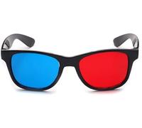 Opemg Lunettes 3D universelles rouges et bleues - Cadre vidéo dimensionnel - Lunettes 3D pour jeux de films 3D - Lunettes de visualisation 3D - Design simple et léger - Télévisions et vidéos