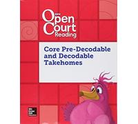 Open Court Reading, Core Predecodable and Decodable 4-color Takehome, Grade K