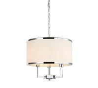 Open Design Casa lampe suspendue 3x12 W chrome-crème OR80209