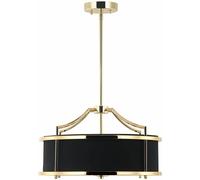 Open Design Stanza plafonnier 3x15 W noir-doré OR84139