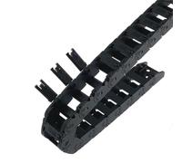 Open Drag Chain Bridge Type 10x11 10X15 L1000mm Cable Carrier with End for Laser Engraver CNC 3D Printer(10x15x1000mm R18,1pcs)