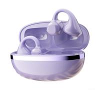 Open Ear Clip Earbuds Wireless BT 5.4 Sports(Purple)