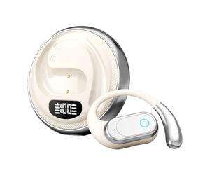 Open Ear Earbuds - Casque de sport Over Ear, pièce sans fil | Noise Cancelling Appels clairs Immersif pour Voyage Entraînement Moto Camionneur Cyclisme Jeu Avion Gym Set de pièces Hobby Kit Pro