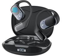 Open Ear Écouteurs Bluetooth 5.3, Ecouteurs Bluetooth Sans Fil Sport, Contrôle Tactile Casque Conduction Osseuse, Étanche Ipx6, 30H De Jeu, Adaptés Au Travail, Au Sport, Aux Jeux D'Exercice
