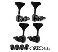 Open Gear Bass Tunings Machine Head String Tuner Remplacement 4 Cordes Tunings PEG Facile à Installer Pièces de rechange pour guitare
