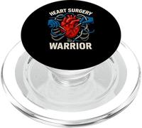 Open Heart Surgery Warrior Cool Mens Get Well Patient PopSockets PopGrip pour MagSafe