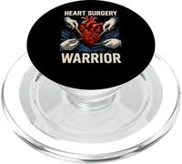 Open Heart Surgery Warrior Cool Mens Get Well Patient PopSockets PopGrip pour MagSafe