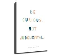 Open Mind Poster Inspirational Reading Nook Decor | This quote encourages deeper listening and less hasty judgment for a wiser perspective(Framed,08x12inch(20x30cm))