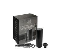 PEUGEOT Coffret Clavelin + Preserve électrique Tire-bouchon breveté, pompe à vide rechargeable Noir