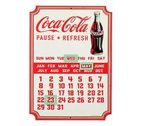 Open Road Brands Calendrier Coca-Cola Plaque en métal embossé