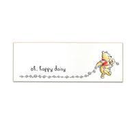 Open Road Brands Disney Winnie l'ourson Oh Happy Daisy Décoration murale encadrée en bois - Grande décoration murale Winnie l'ourson, décoration d'intérieur, décoration pour enfants, décoration de salle de jeux, décoration de chambre d'enfant