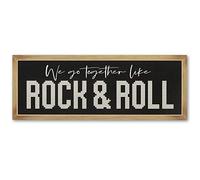 Open Road Brands Go Together Like Rock & Roll Décoration murale en bois