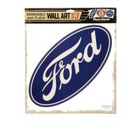 Open Road Brands Lot de 3 décorations murales en vinyle avec logo Ford