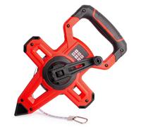 Open Tape Measure-30 M X 12.5 Mm-Steel Tape Measure-Graduated Scale-Fast Tape Drive-Abs Plastic Case-Ergonomic & Non-Slip Measuring Tape