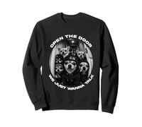 Open The Door We Just Wanna Talk Meme Chien Chihuahua Drôle Sweatshirt