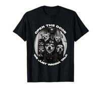 Open The Door We Just Wanna Talk Meme Chien Chihuahua Drôle T-Shirt