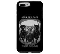 Open The Door We Just Wanna Talk Spynx Cat Pets Judas Coque pour iPhone 7 Plus/8 Plus