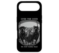 Open The Door We Just Wanna Talk Spynx Cat Pets Judas Coque pour iPhone Air