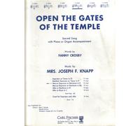 OPEN THE GATES OF THE TEMPLE
