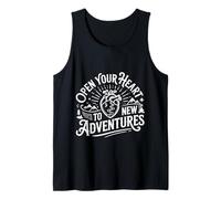Open Your Heart to New Adventures Voyage Explorer |- Débardeur