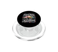Open Your Heart to New Adventures Voyage Explorer - PopSockets PopGrip pour MagSafe